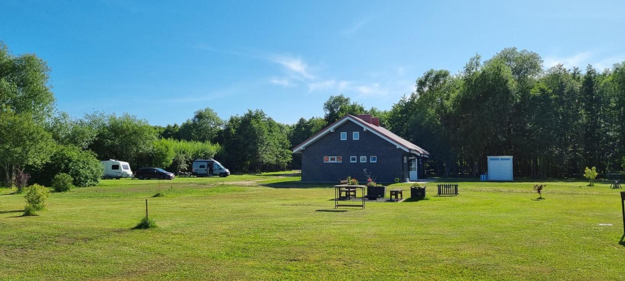 Campsite 37A - Wooden Cabins Karklė Eksteriør bilde